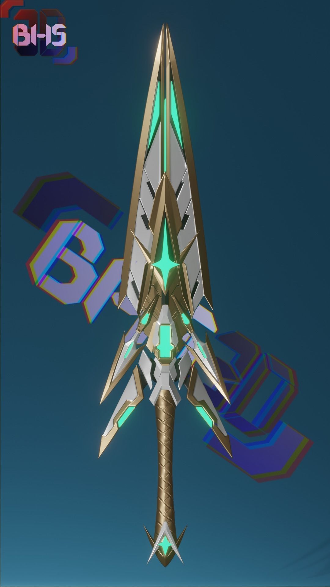 Mythra Sword xenoblade 3D 3D print model_1