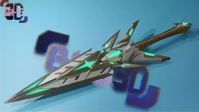 Mythra Sword xenoblade  3D