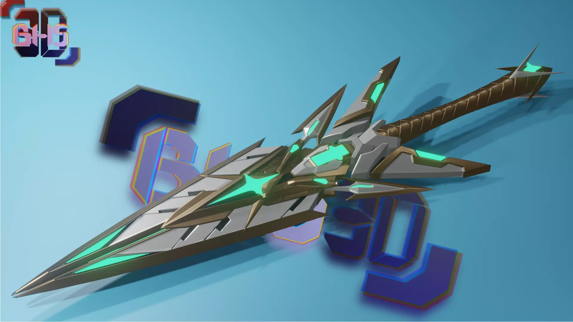 Mythra Sword xenoblade 3D 3D print model_0
