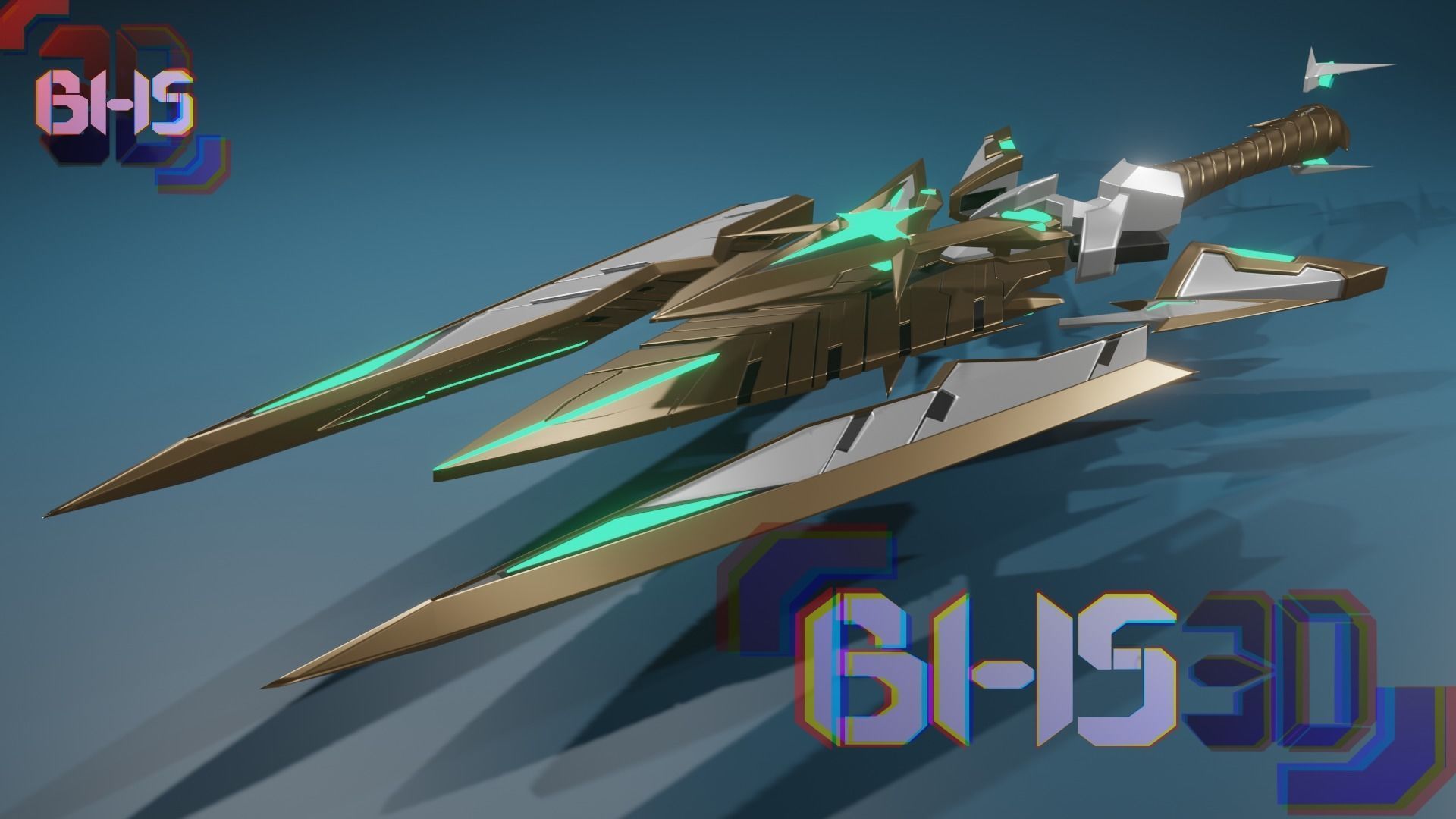 Mythra Sword xenoblade 3D 3D print model_3