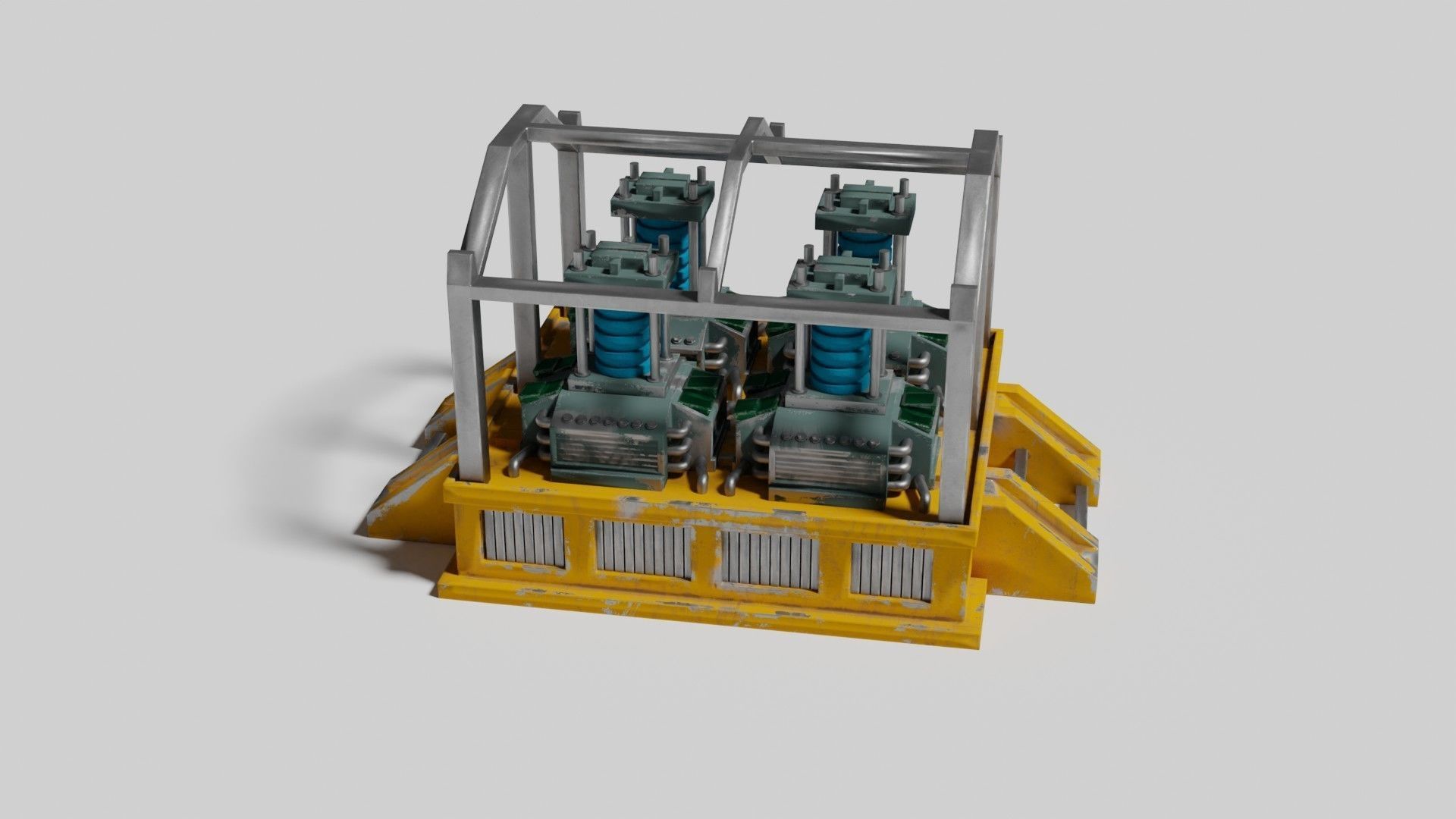 Oxygen generator Low-poly 3D model_8