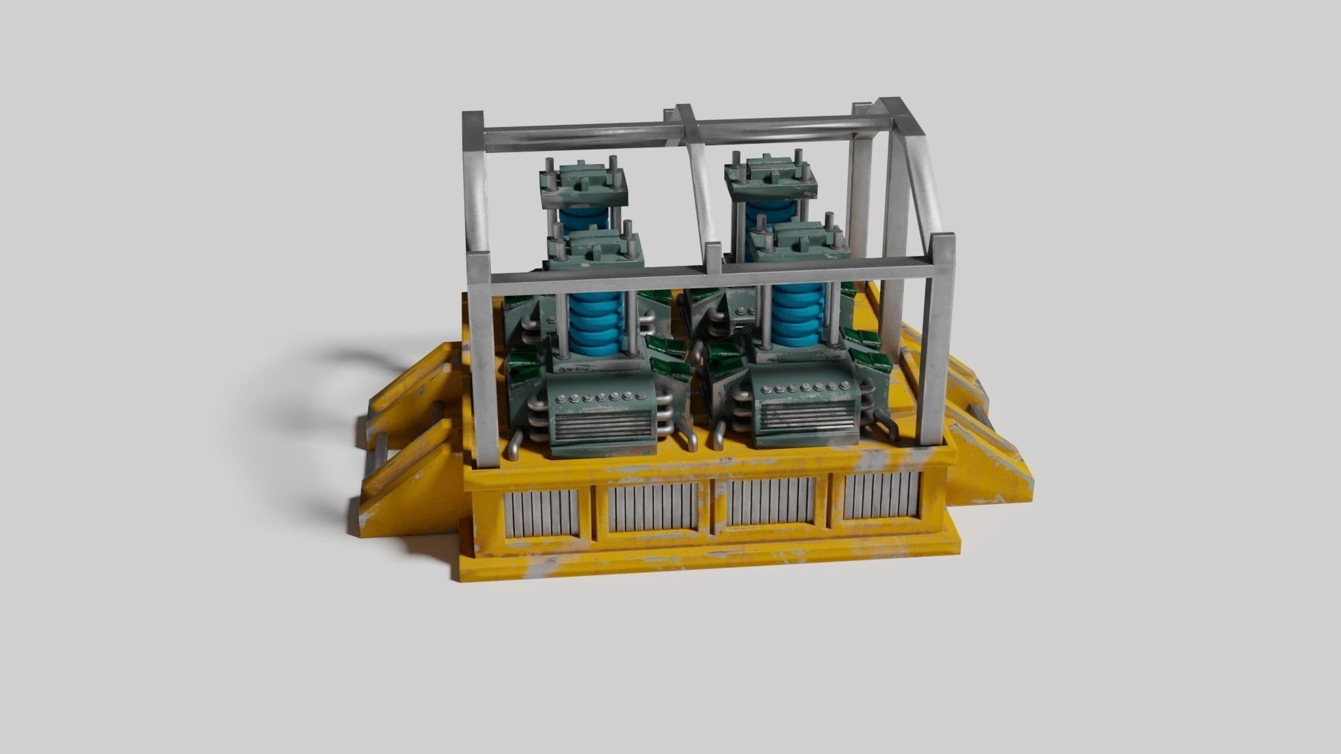 Oxygen generator Low-poly 3D model_13