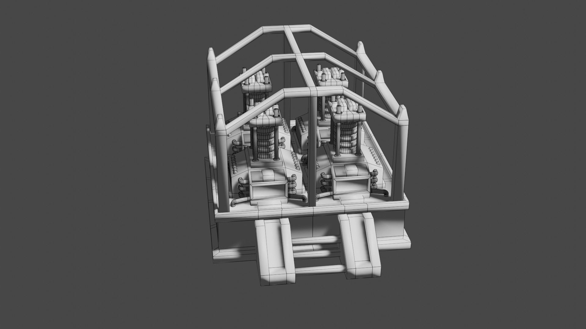 Oxygen generator Low-poly 3D model_19