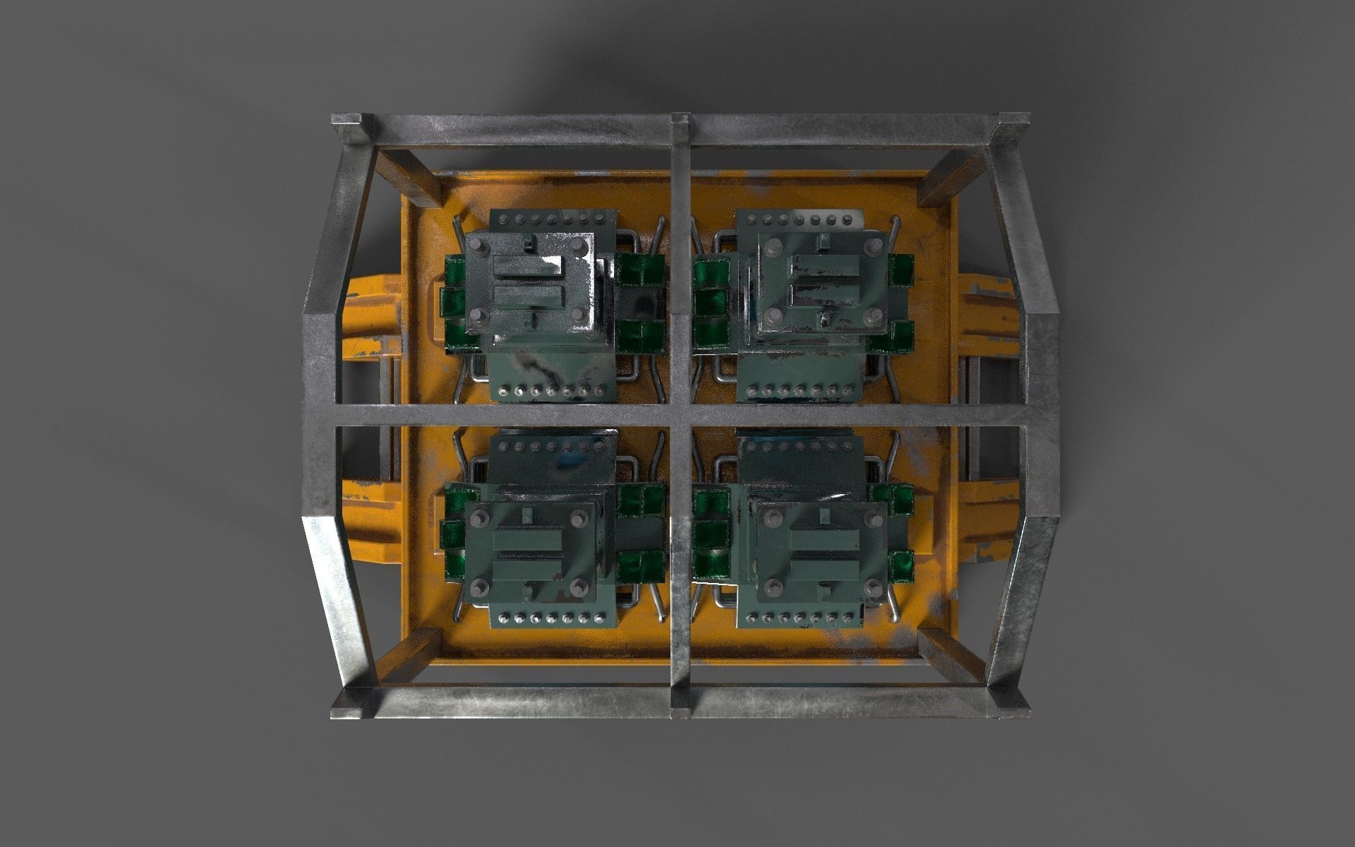 Oxygen generator Low-poly 3D model_2
