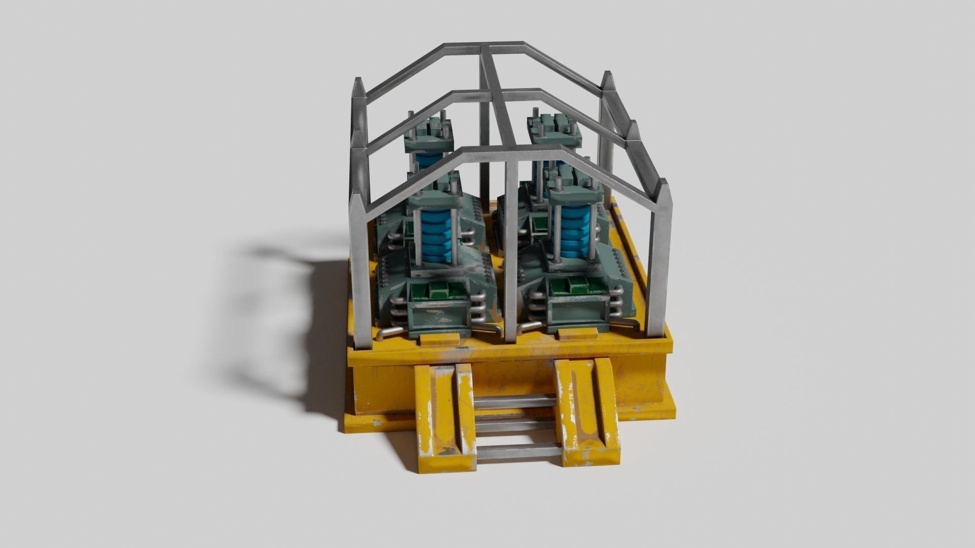 Oxygen generator Low-poly 3D model_6