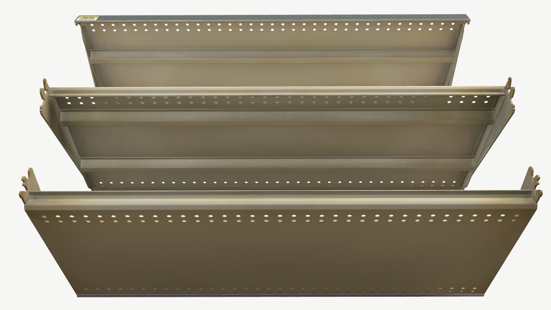 Retail Shelf Low-poly 3D model_10