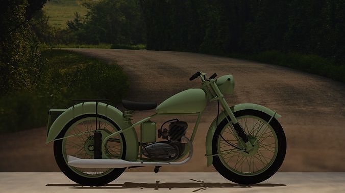 BSA BANTAM D1 1948 3D model