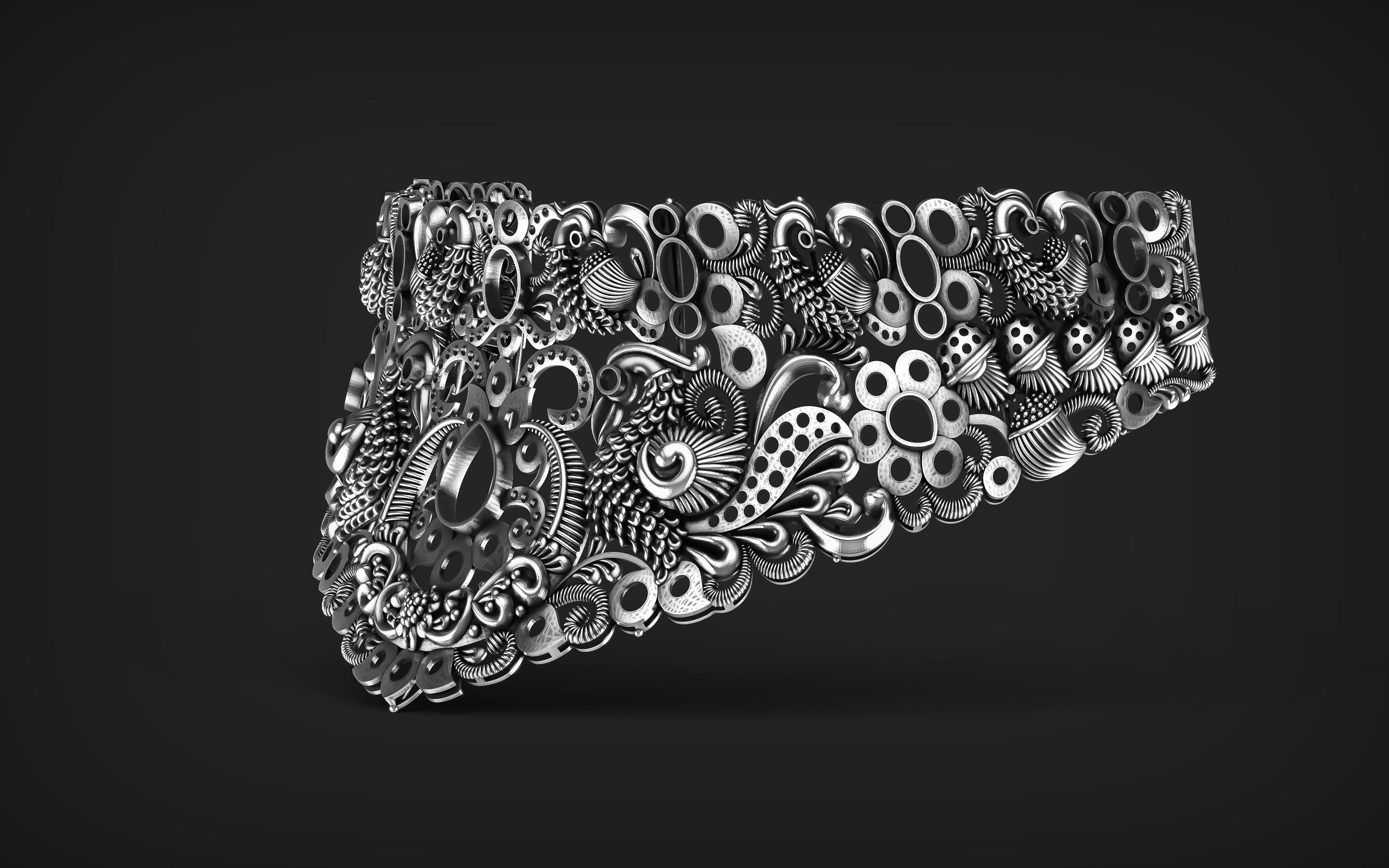 Indian God Necklace Set 27 3D print model_1