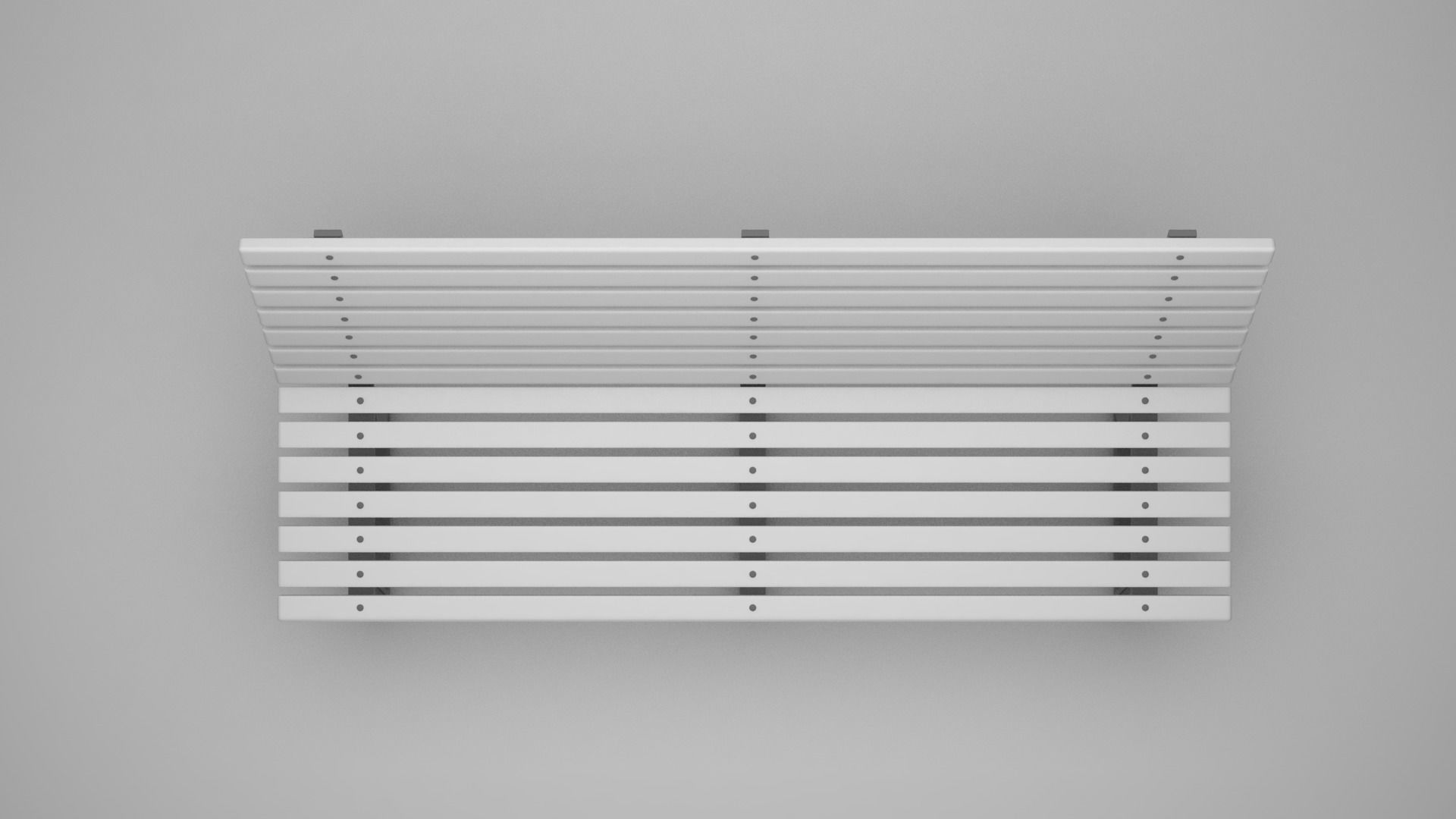 Park Bench 3D model_5