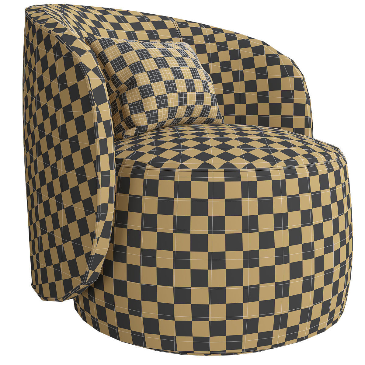 Fendi Casa Anabelle Armchair 3d model Low-poly 3D model_2