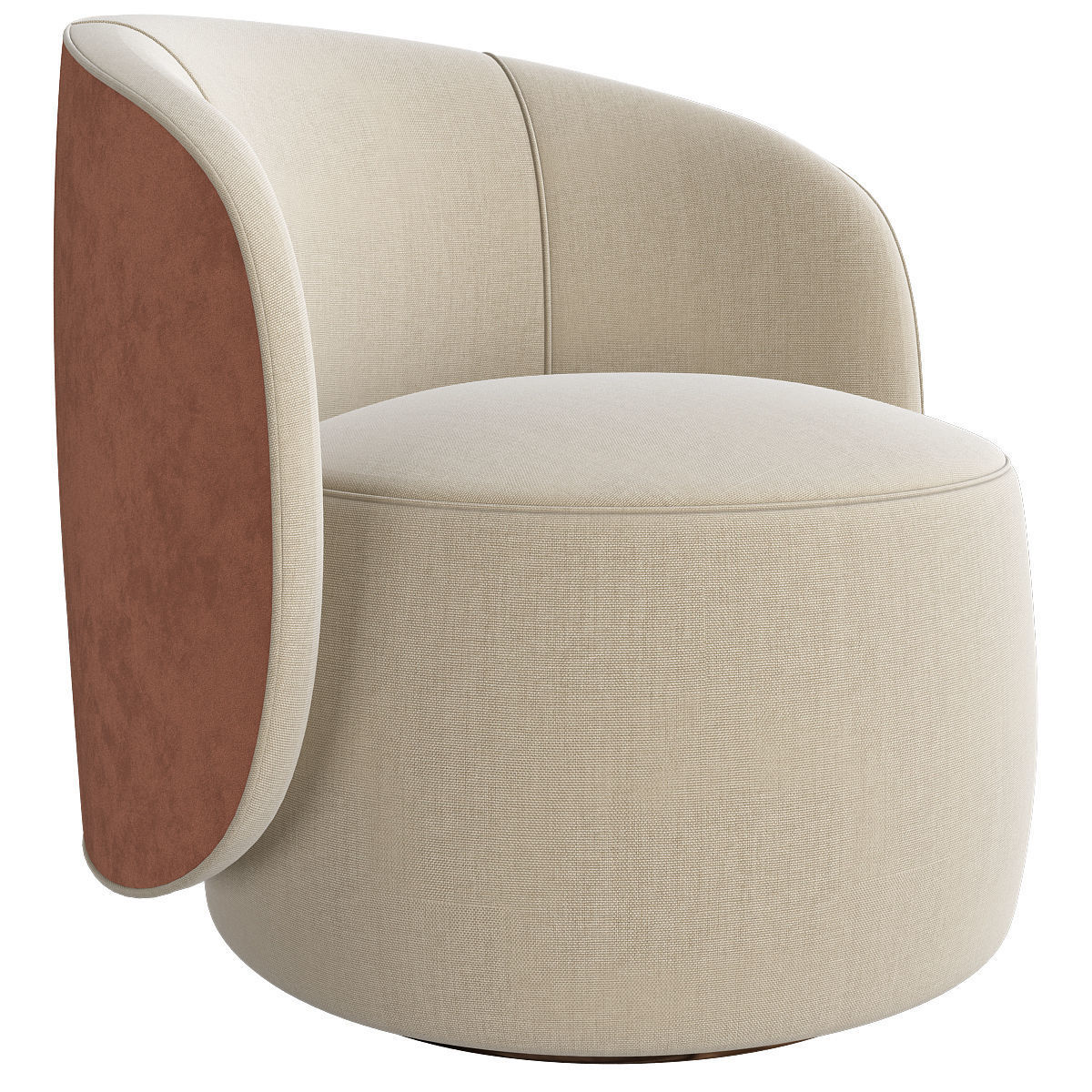 Fendi Casa Anabelle Armchair 3d model Low-poly 3D model_1