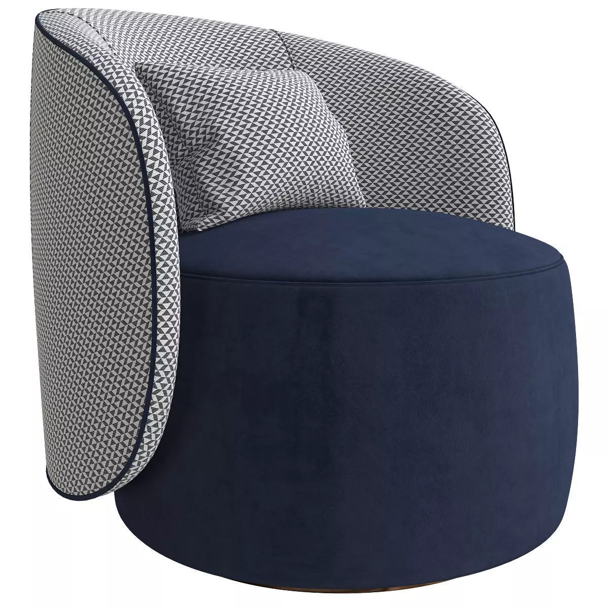 Fendi Casa Anabelle Armchair 3d model Low-poly 3D model_0