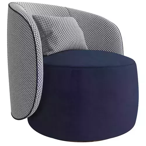 Fendi Casa Anabelle Armchair 3d model