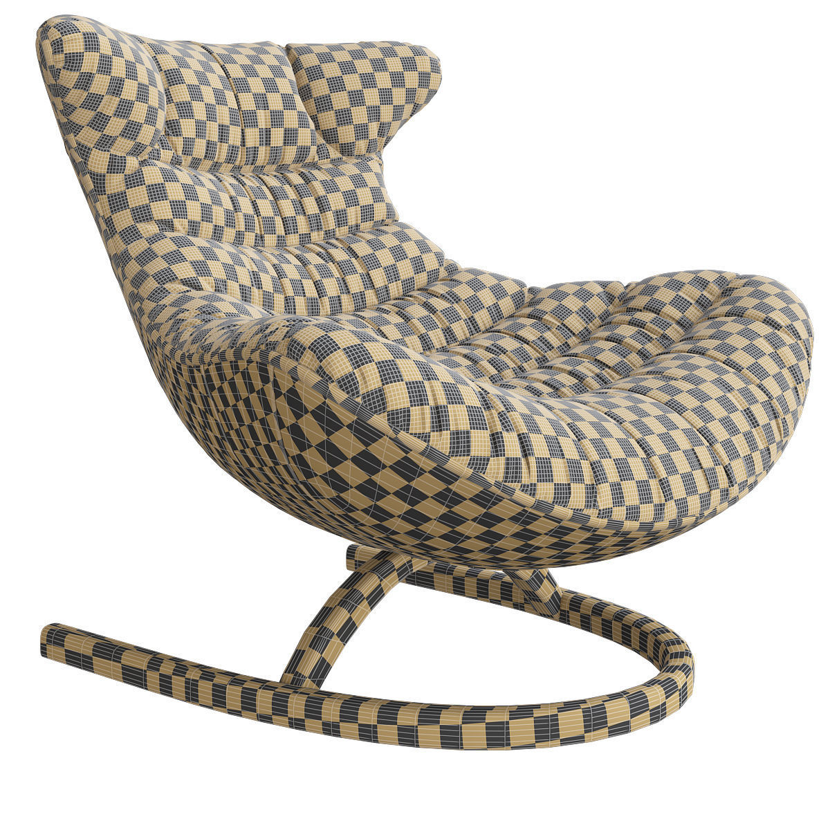 Vincent Leisure Chair With Foot Rest 3d model Low-poly 3D model_3