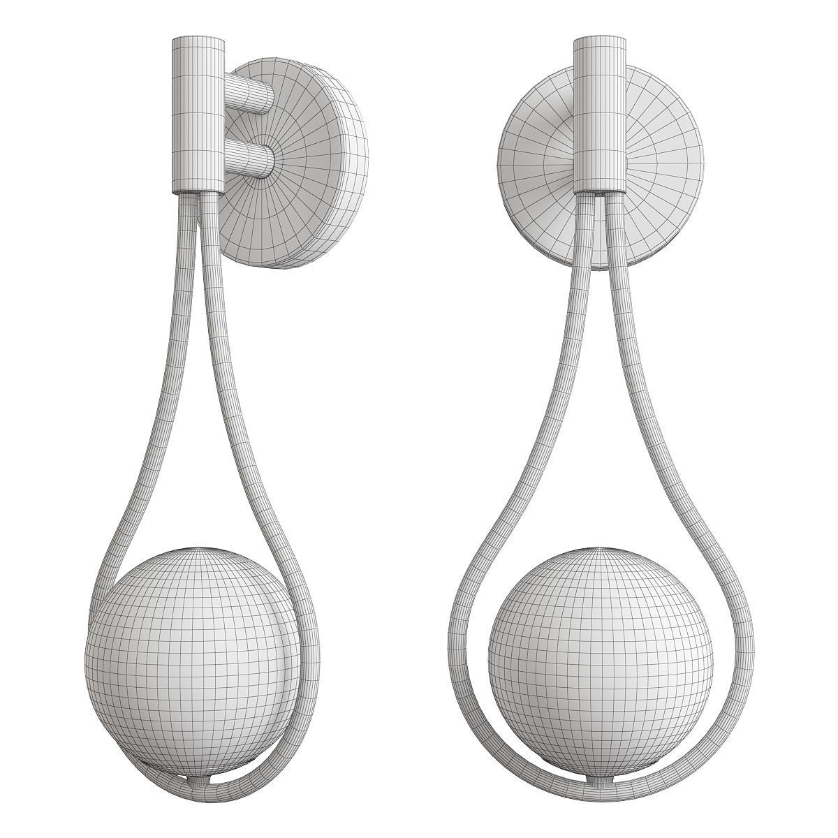 WISH WALL 2 Low-poly 3D model_1