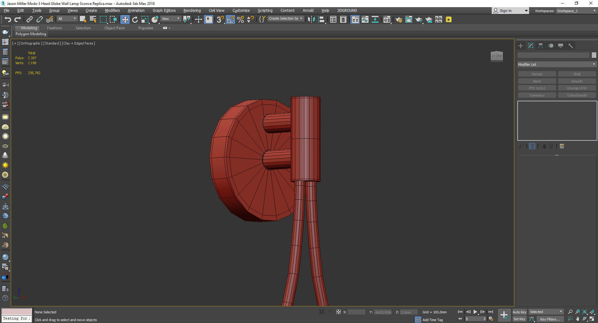 WISH WALL 2 Low-poly 3D model_4