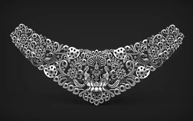 Indian God Necklace Set 35 3D print model