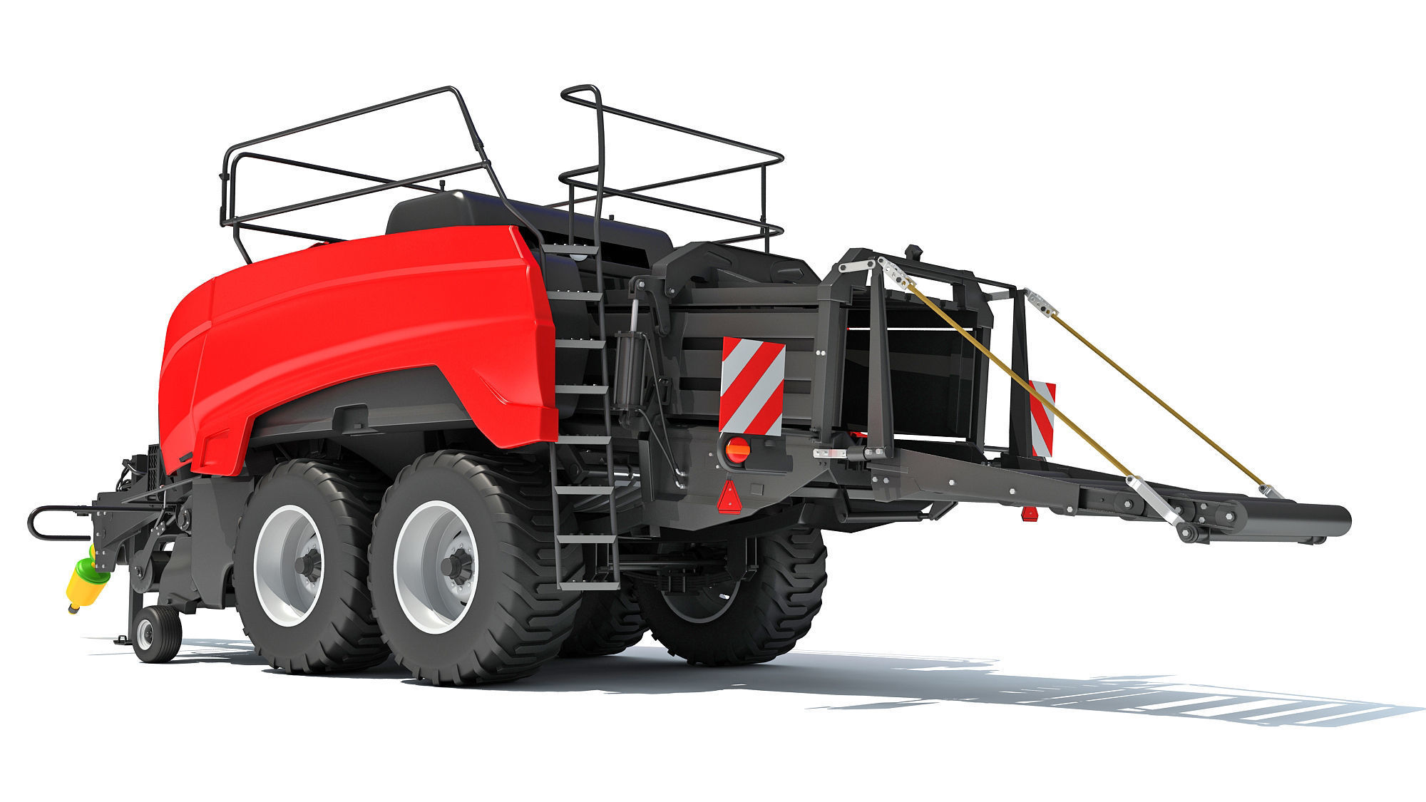 Large Square Baler 3D model_3