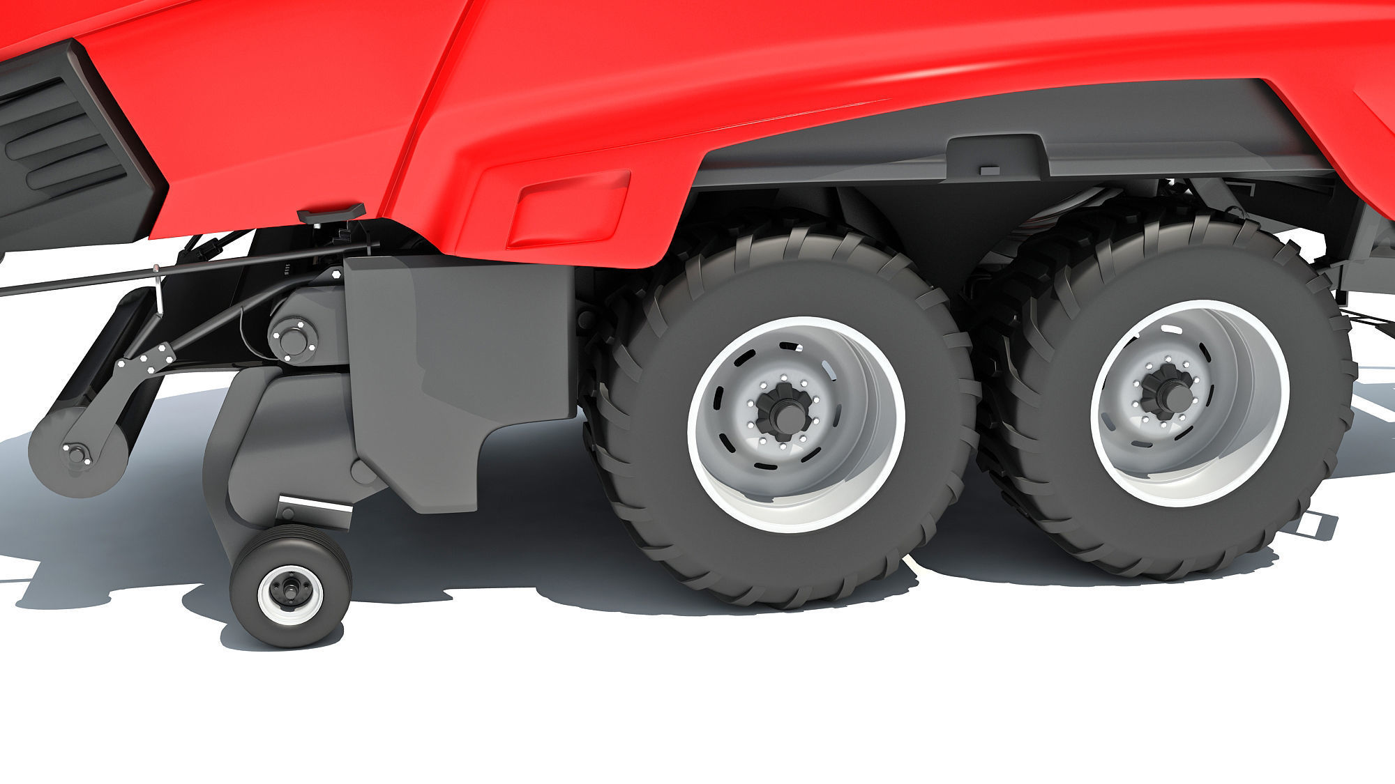 Large Square Baler 3D model_14