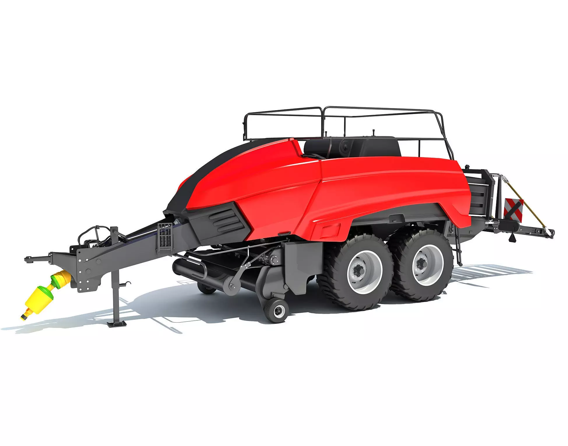 Large Square Baler 3D model_0