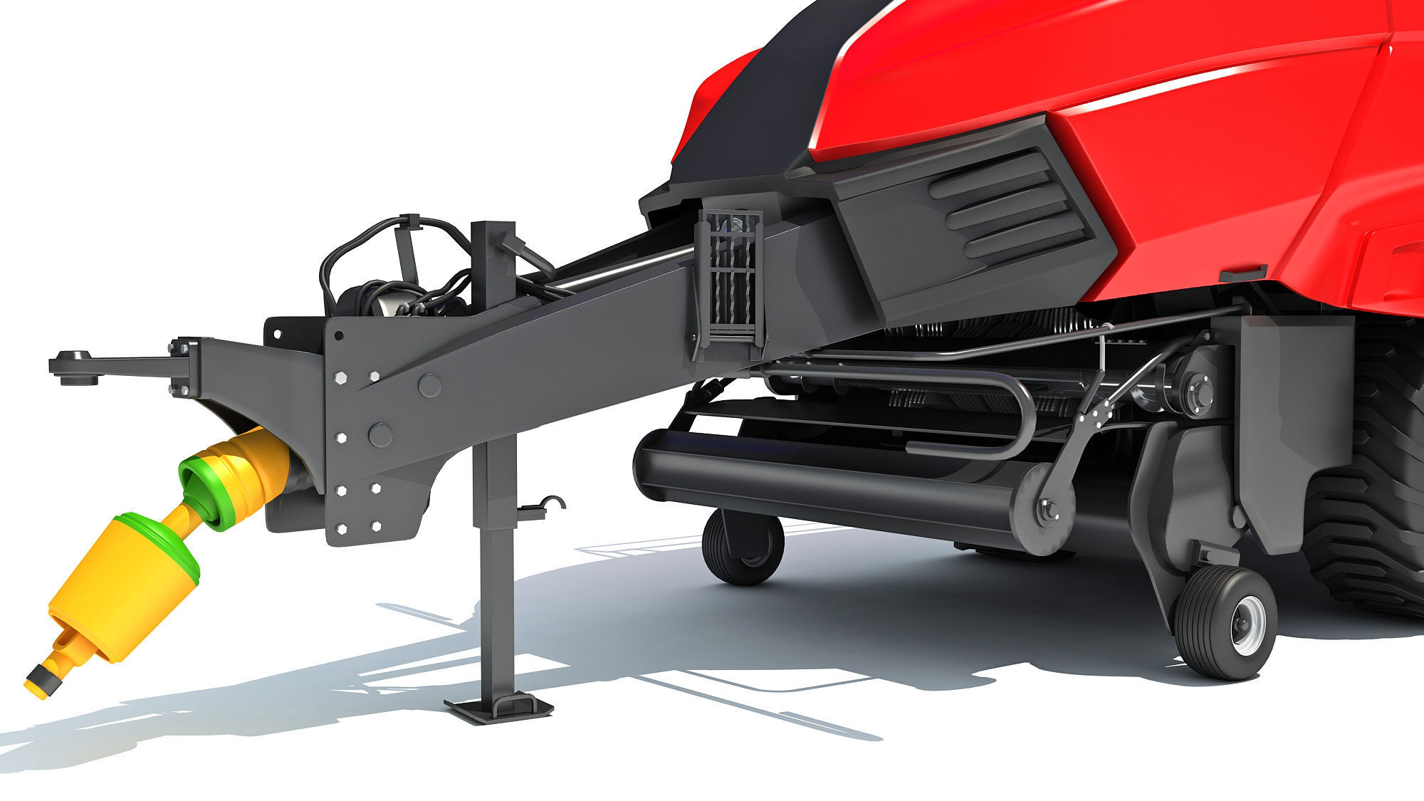 Large Square Baler 3D model_13