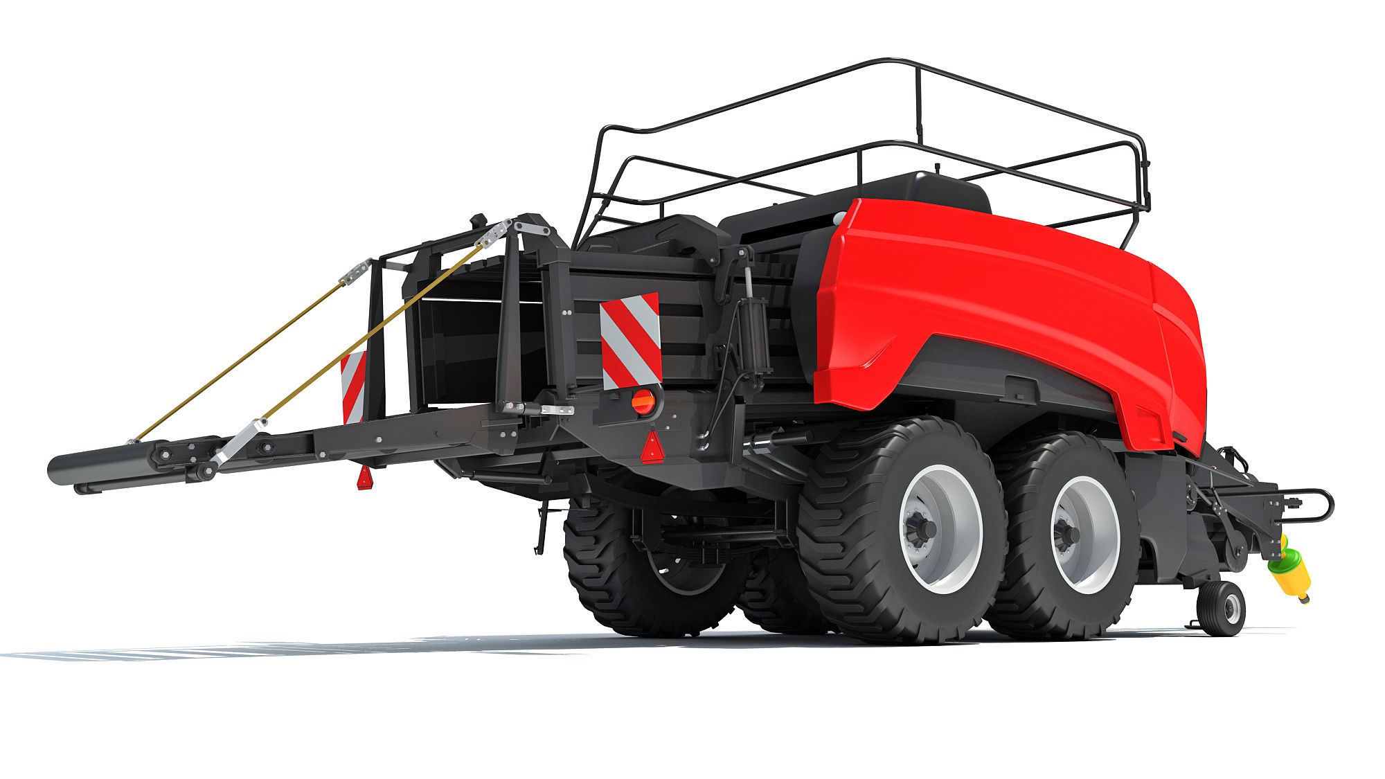 Large Square Baler 3D model_5