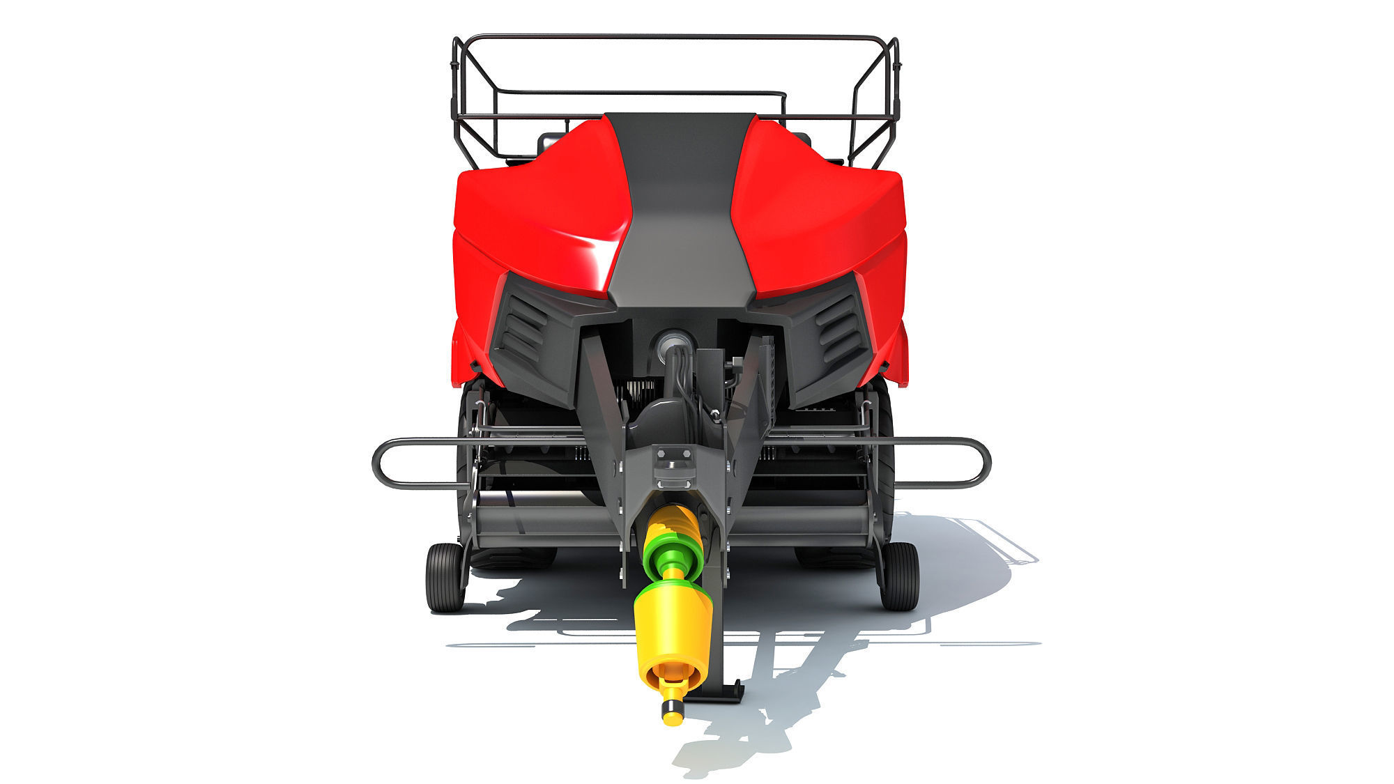 Large Square Baler 3D model_11