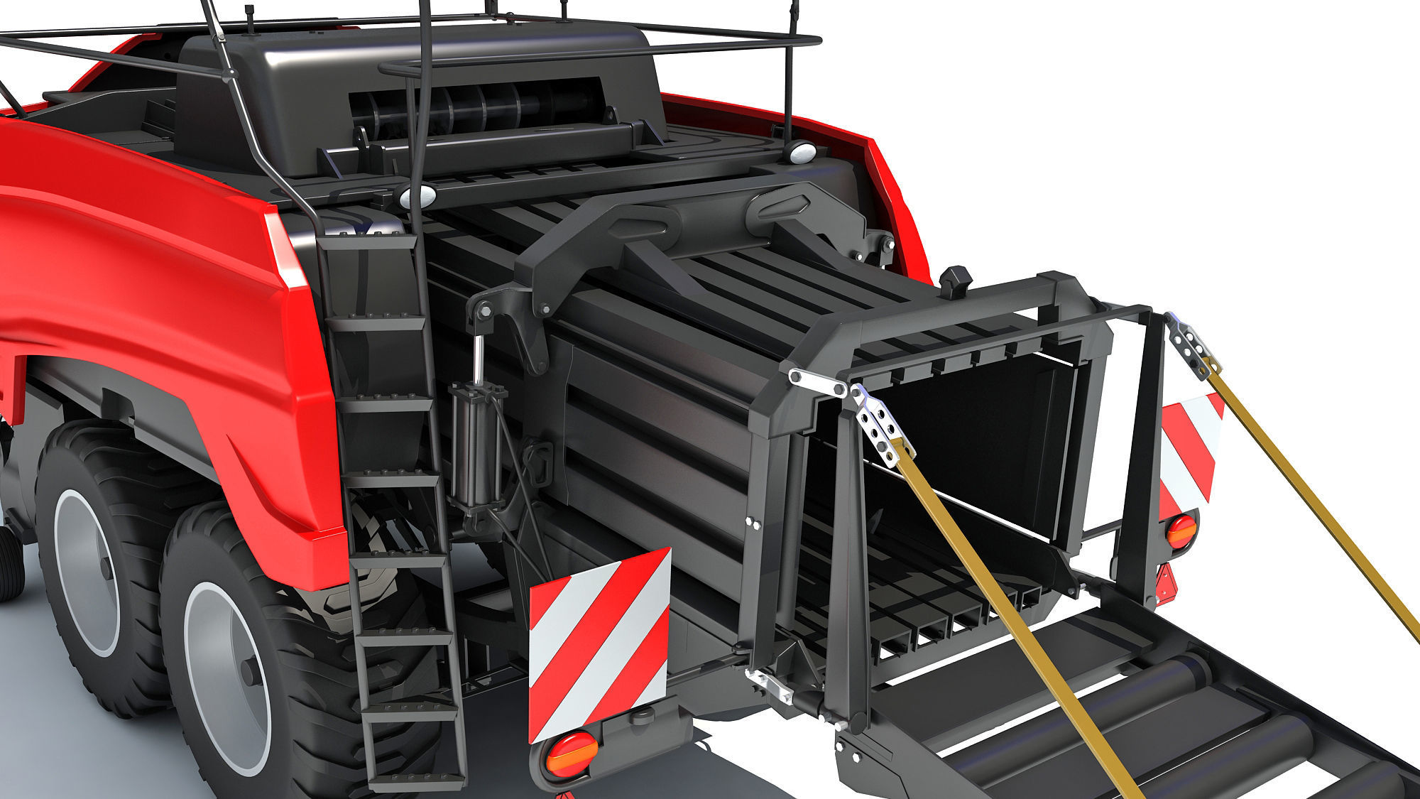 Large Square Baler 3D model_15