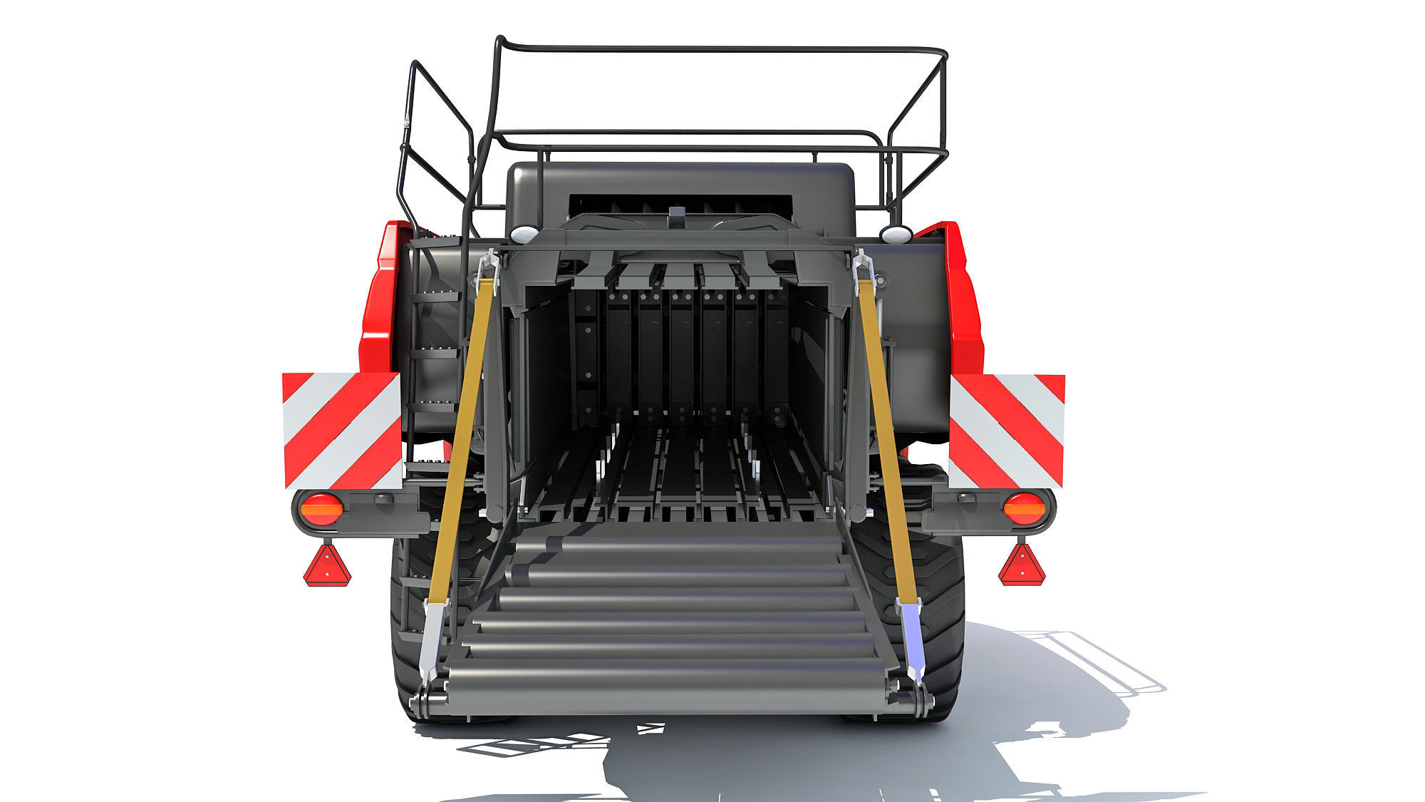 Large Square Baler 3D model_4