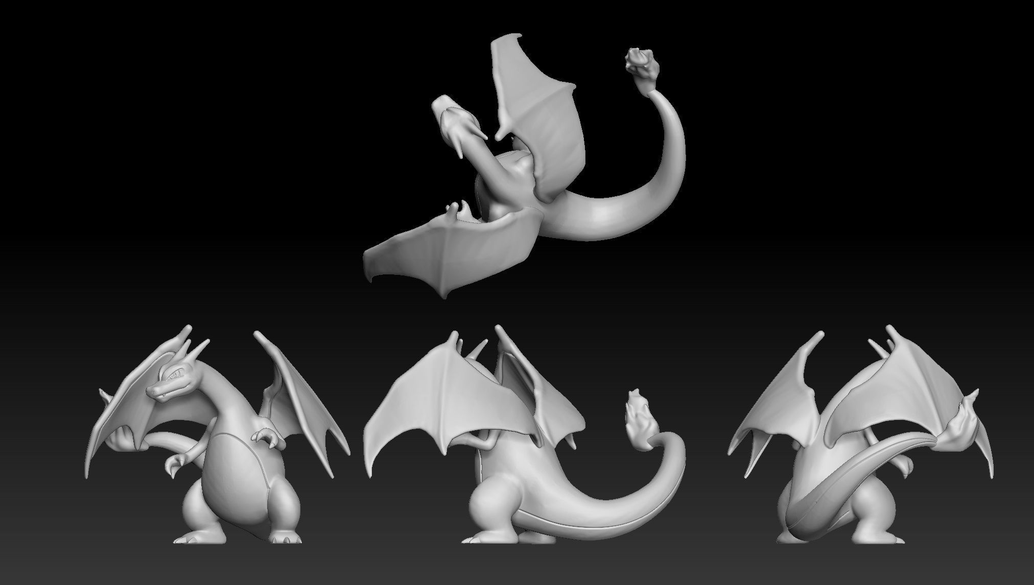 Pokemon Galar Champion Leon 3D print model_2