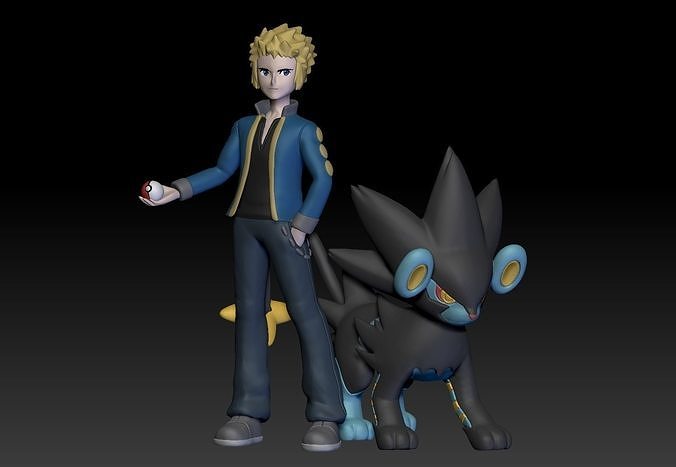 Pokemon Sinnoh Gym Leader Volkner 3D print model