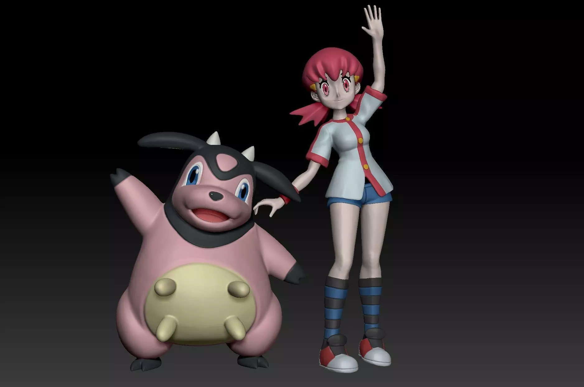 Pokemon Johto Gym Leader Whitney 3D print model_0