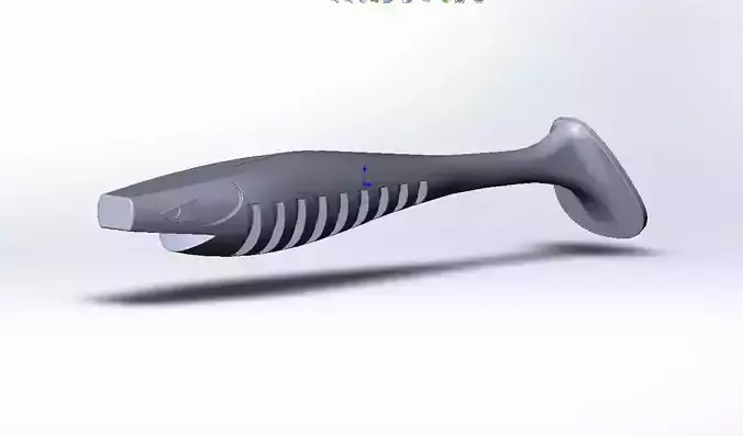 Replica Pig Shad 6 inches Solid Work 3D printable model 3D print model