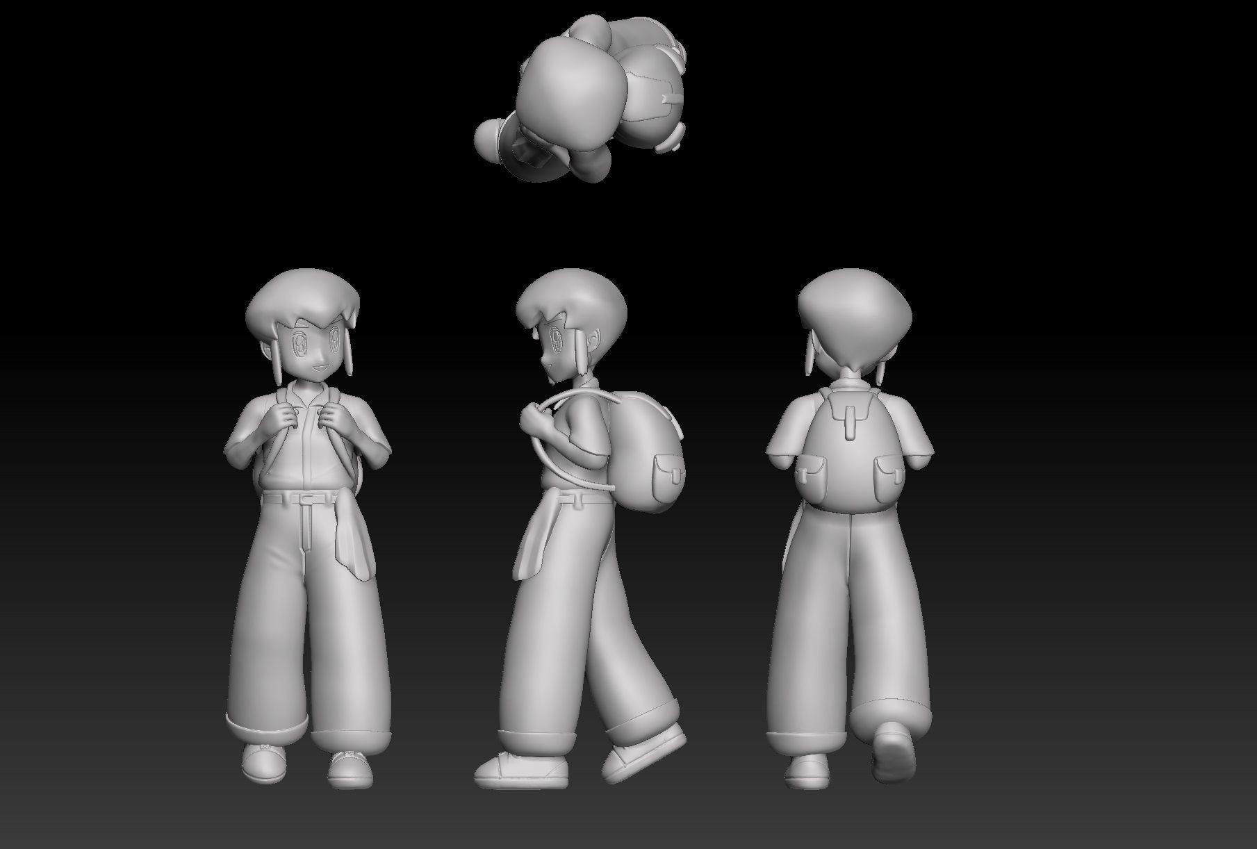 Pokemon Sam aka Professor Oak 3D print model_1