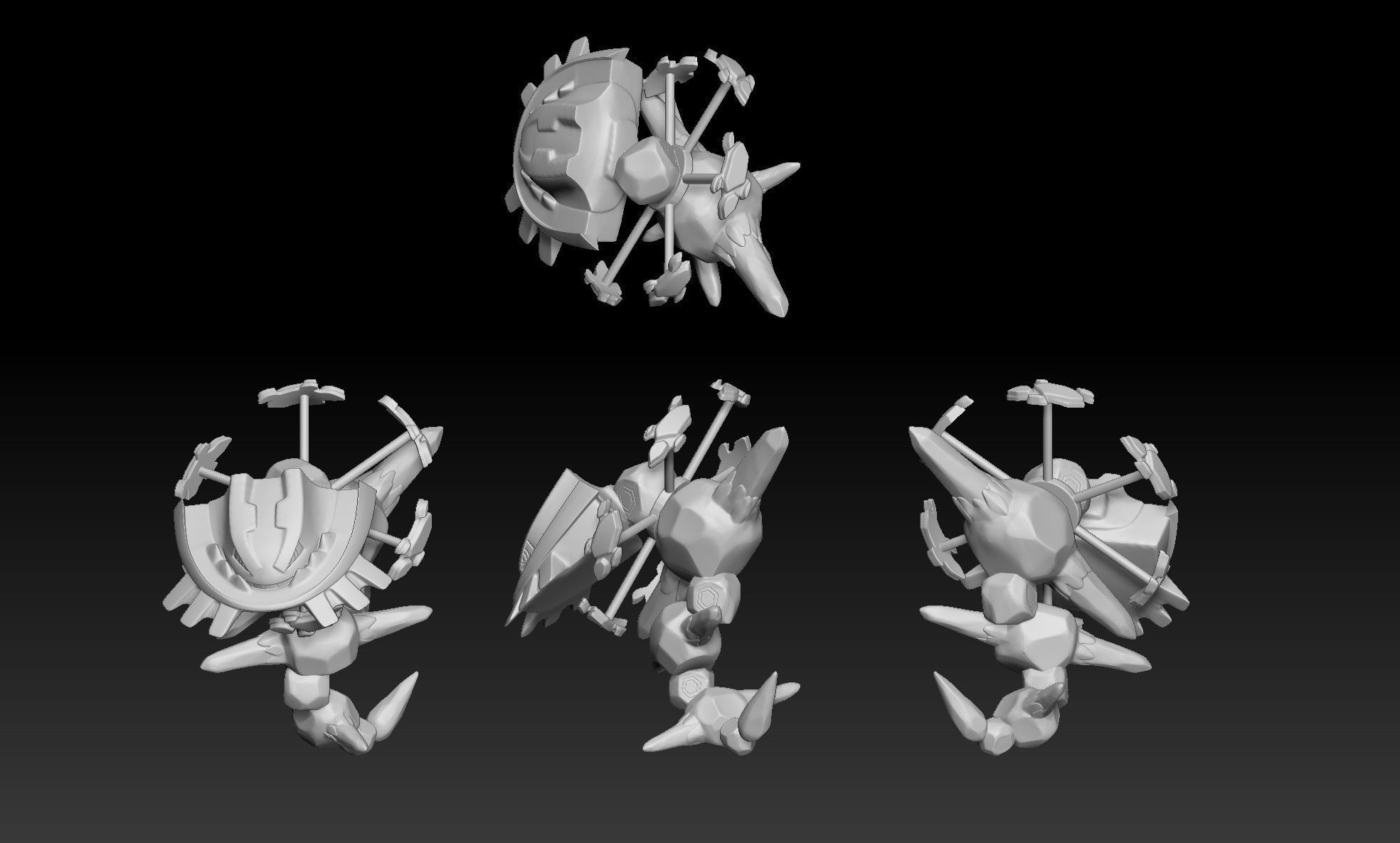 Pokemon Mega Steelix 3D print model_3