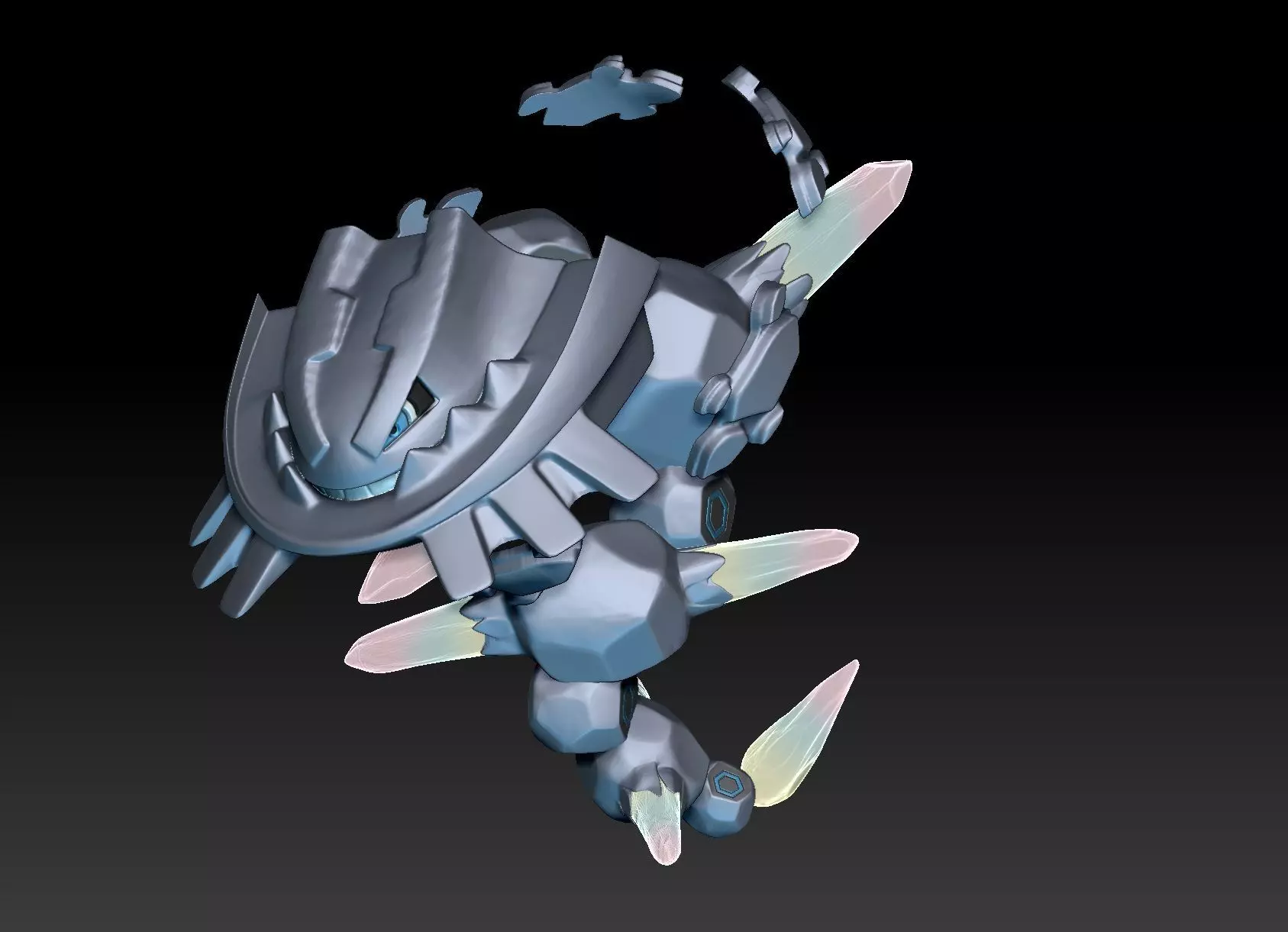 Pokemon Mega Steelix 3D print model_0