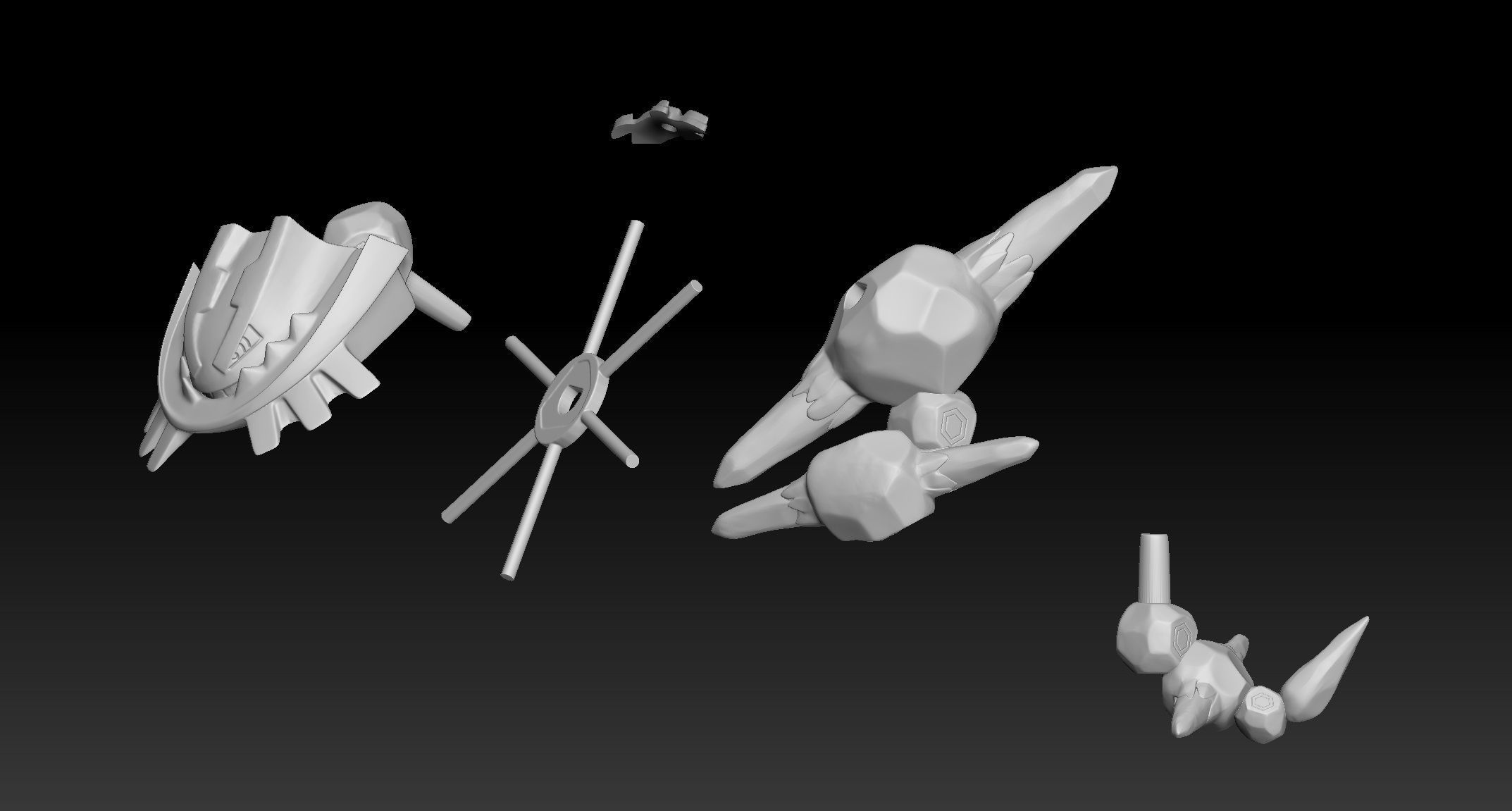 Pokemon Mega Steelix 3D print model_4