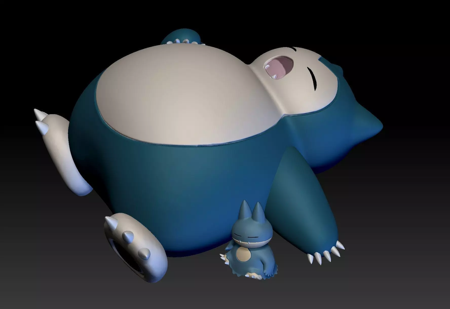 Pokemon Munchlax Snorlax 3D print model_0