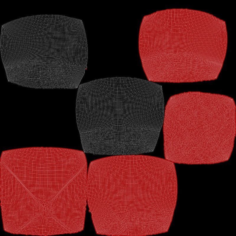 Bean Bag 3D model_19