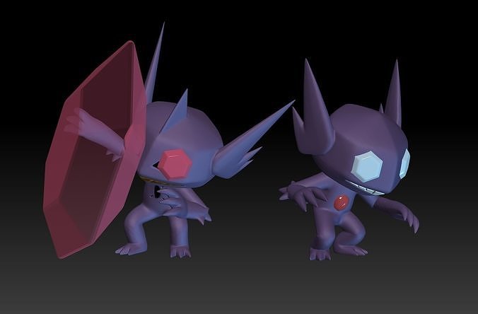 Pokemon Sableye Mega Evolution 3D print model
