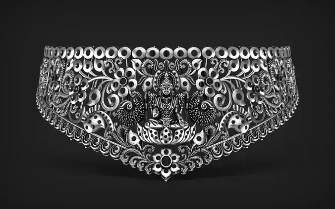 Indian God Necklace Set 30 3D print model