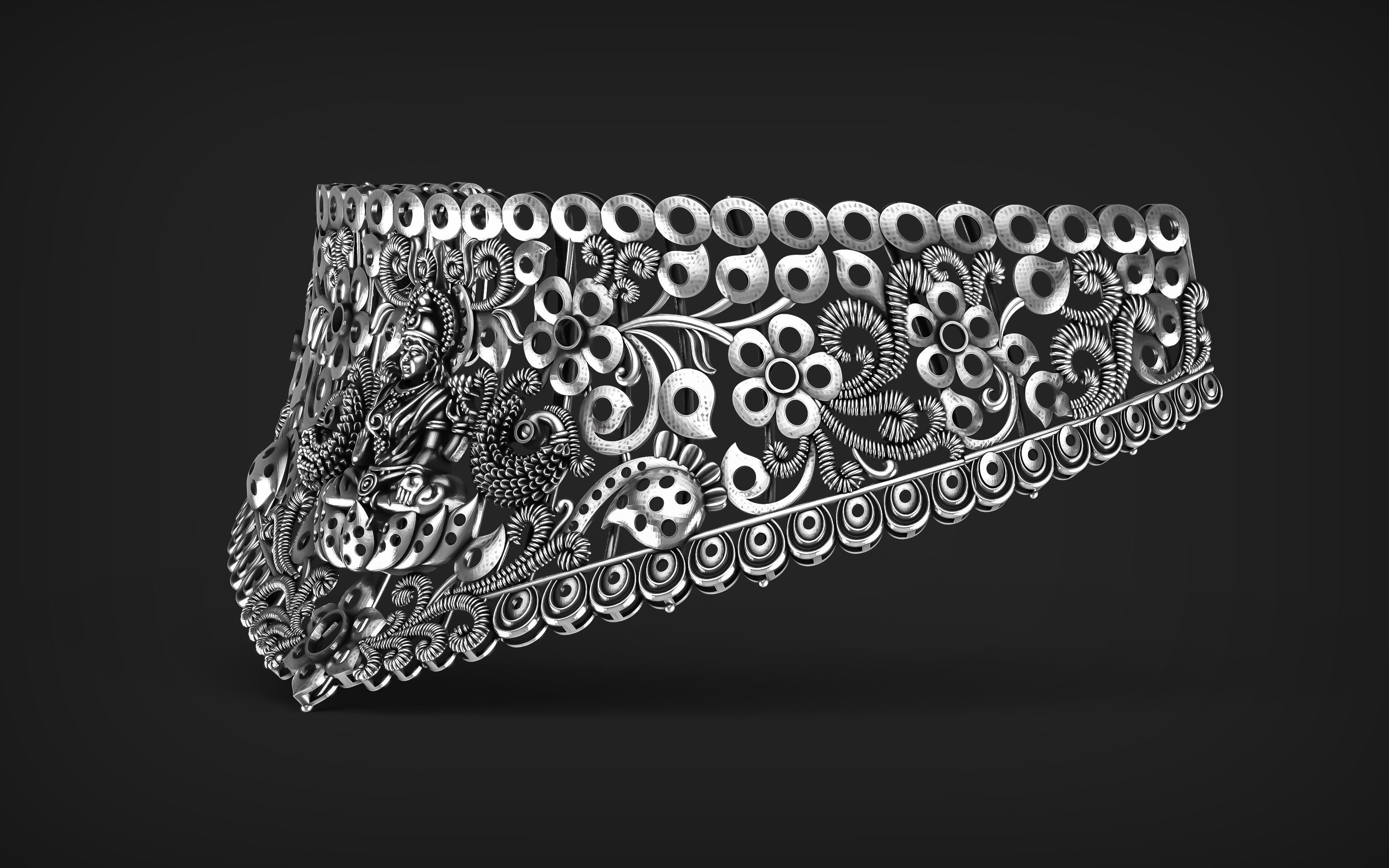 Indian God Necklace Set 30 3D print model_1