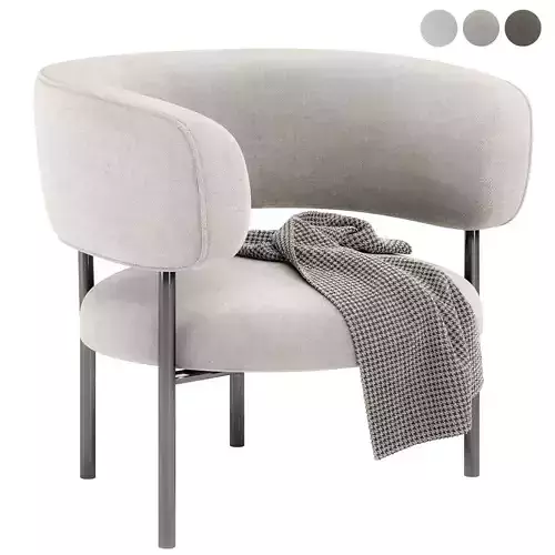 FONT Bold Lounge Chair by mobel copenhagen 3D model