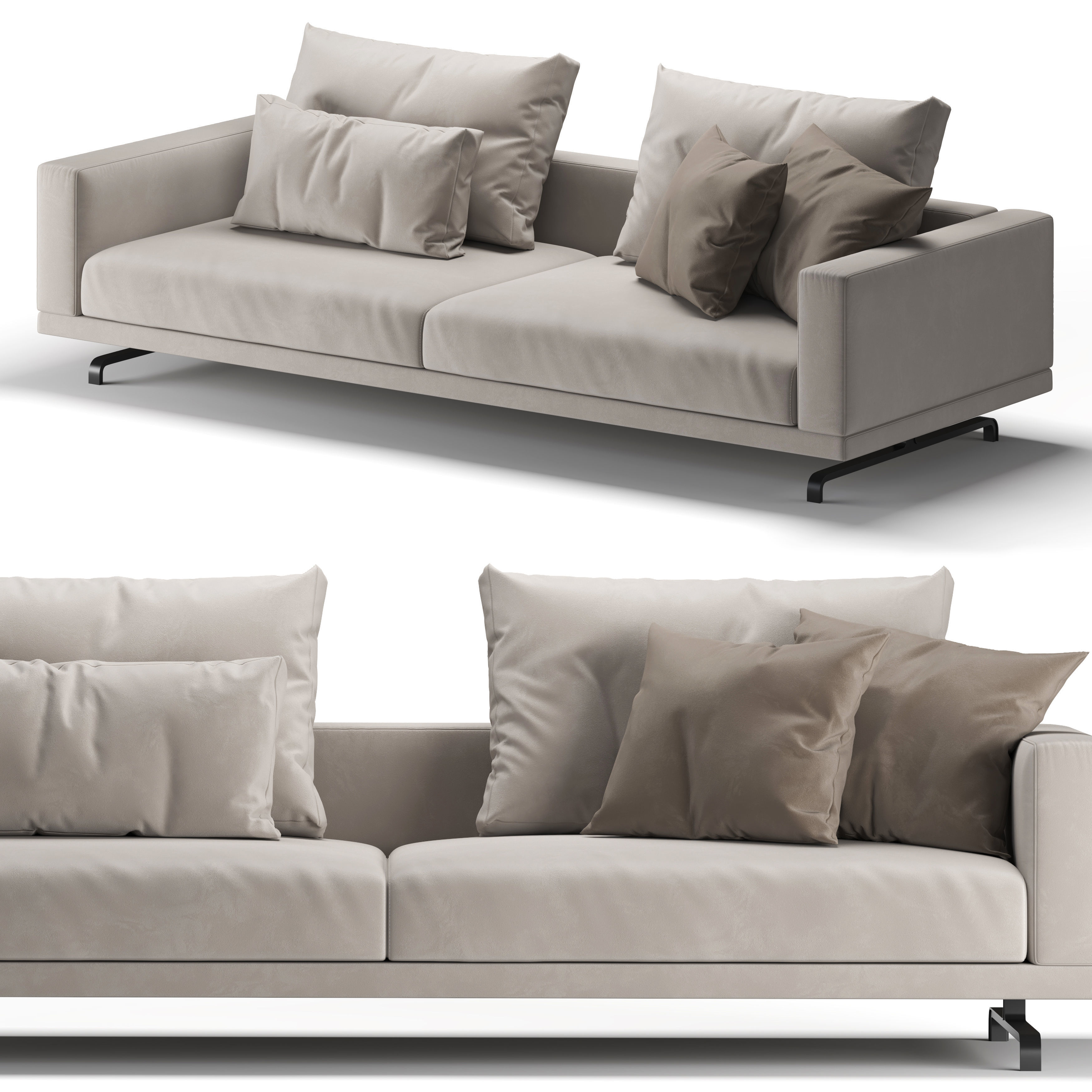 Octave Sofa 3D model_2