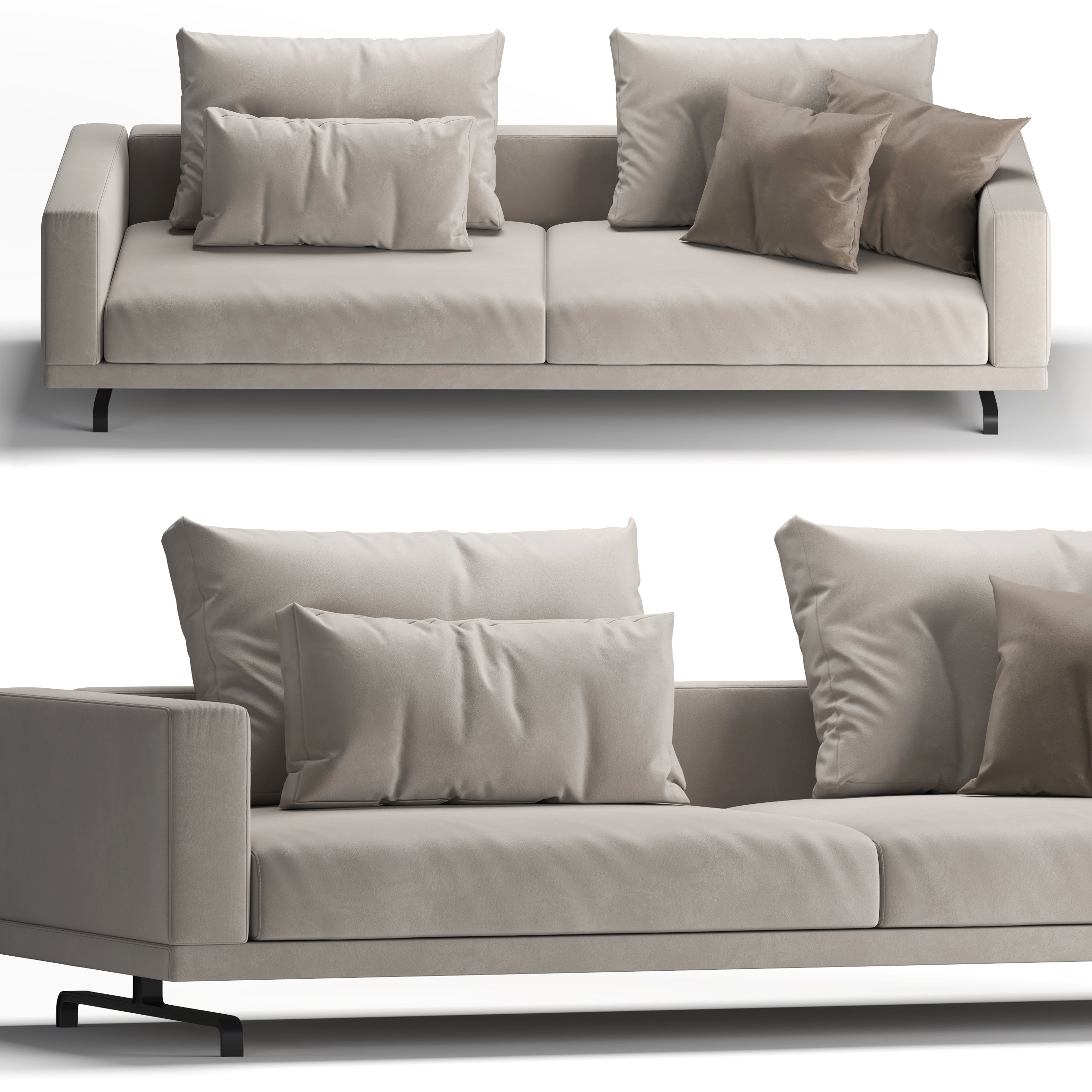Octave Sofa 3D model_1