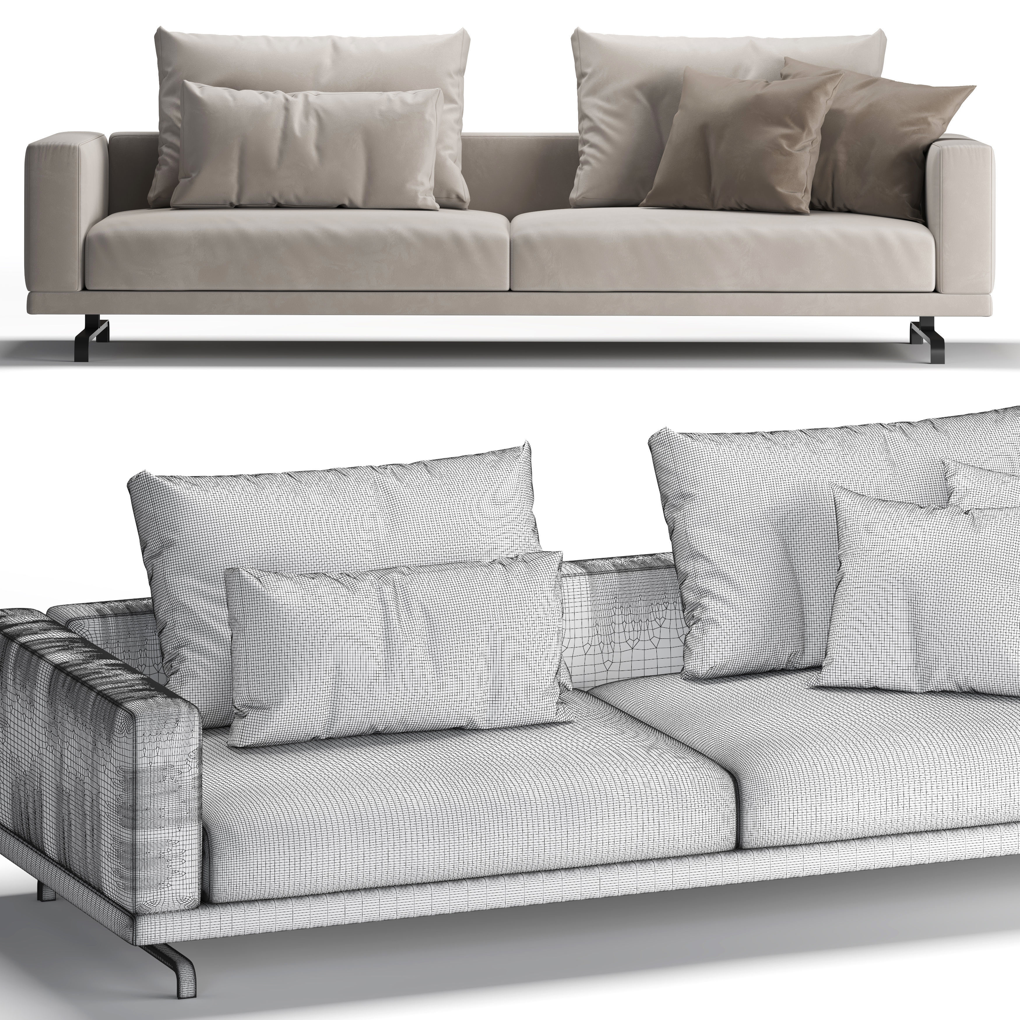 Octave Sofa 3D model_8