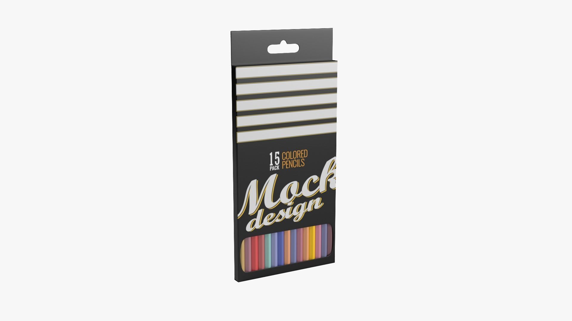 Pencil Box 3D model_4