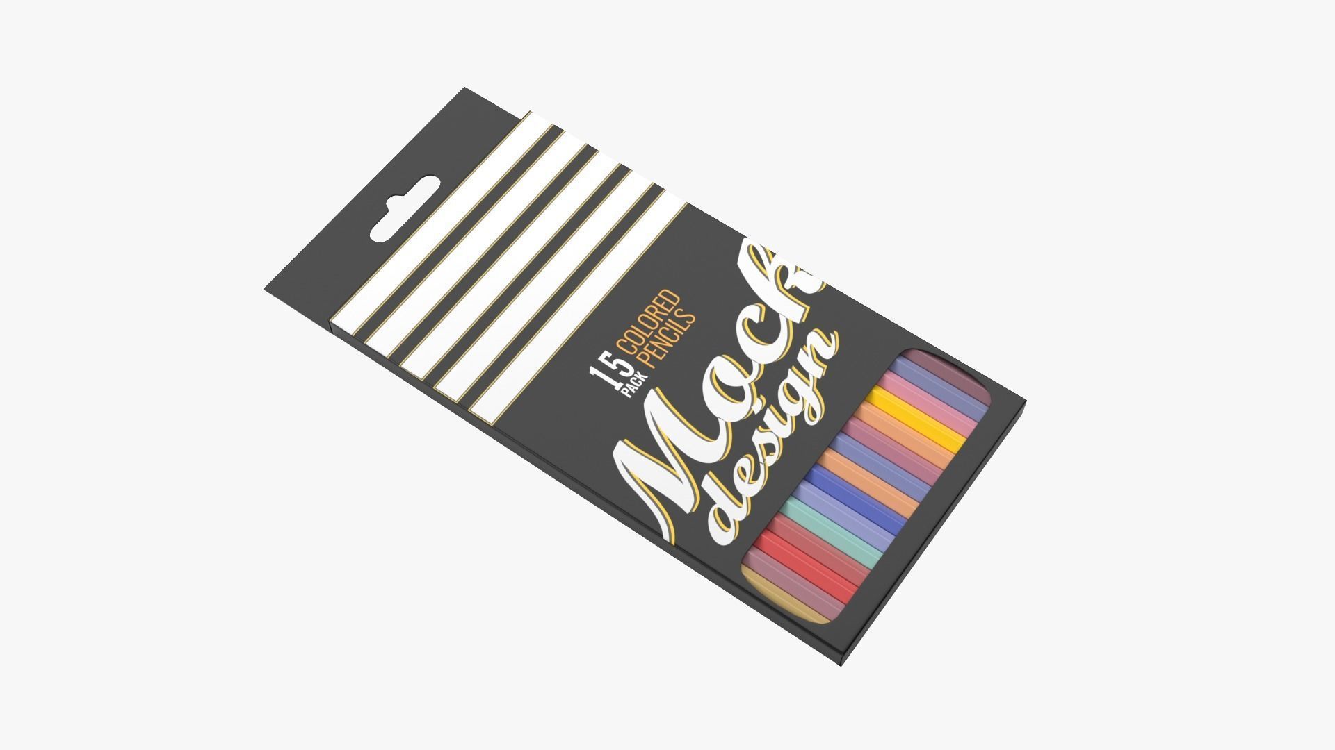 Pencil Box 3D model_1