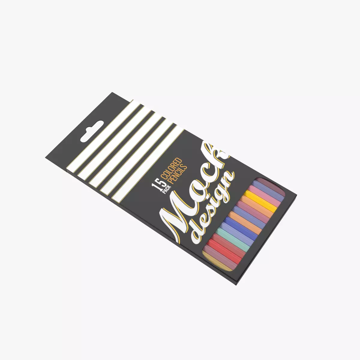 Pencil Box 3D model_0