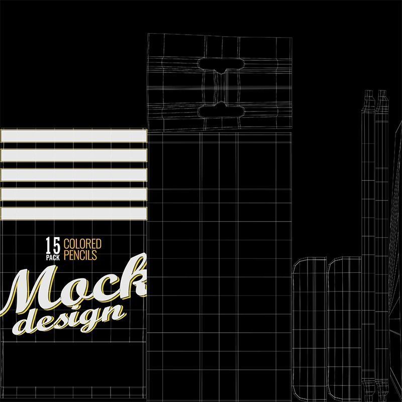 Pencil Box 3D model_25